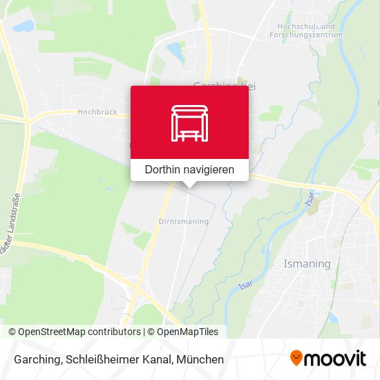 Garching, Schleißheimer Kanal Karte