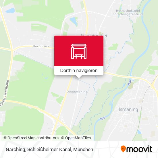 Garching, Schleißheimer Kanal Karte