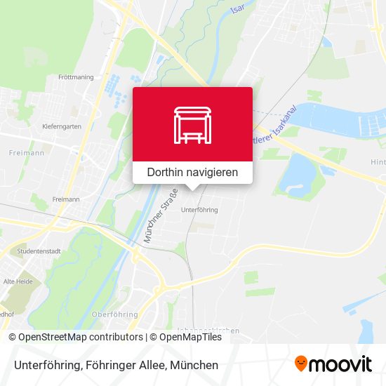 Unterföhring, Föhringer Allee Karte