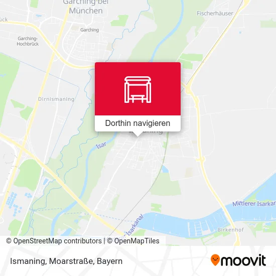 Ismaning, Moarstraße Karte