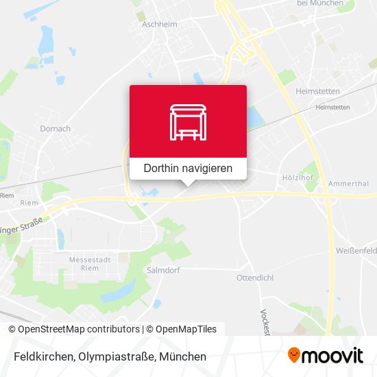 Feldkirchen, Olympiastraße Karte