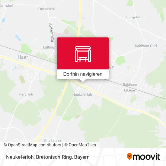 Neukeferloh, Bretonisch.Ring Karte