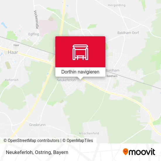 Neukeferloh, Ostring Karte