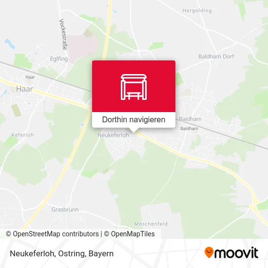 Neukeferloh, Ostring Karte