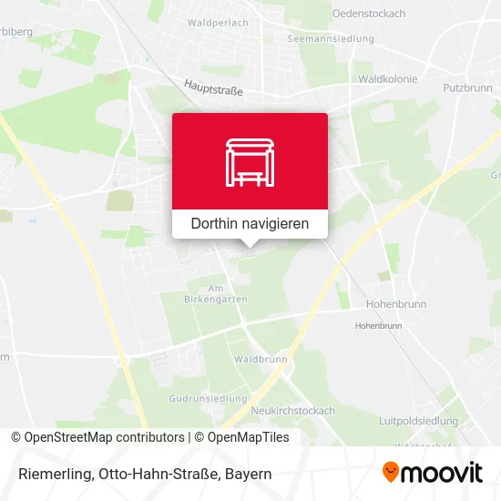Riemerling, Otto-Hahn-Straße Karte