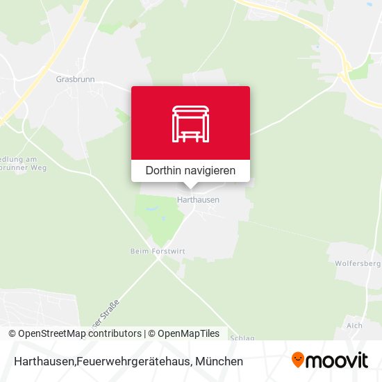 Harthausen,Feuerwehrgerätehaus Karte