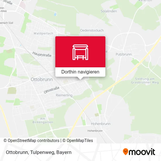 Ottobrunn, Tulpenweg Karte