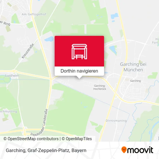 Garching, Graf-Zeppelin-Platz Karte