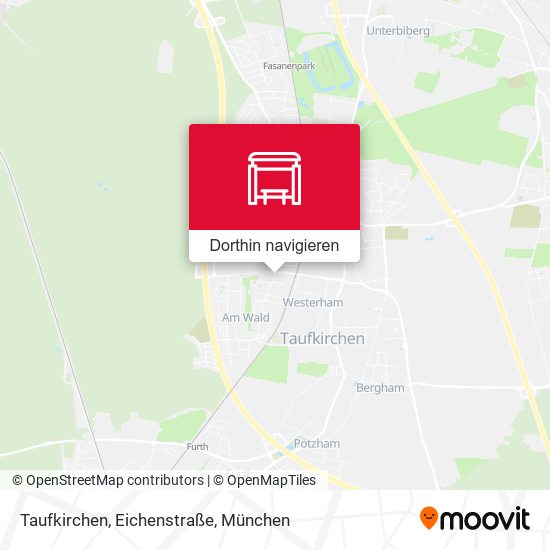 Taufkirchen, Eichenstraße Karte