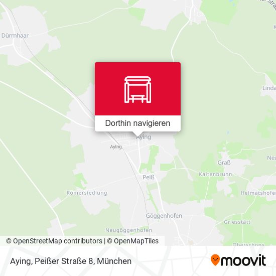 Aying, Peißer Straße 8 Karte
