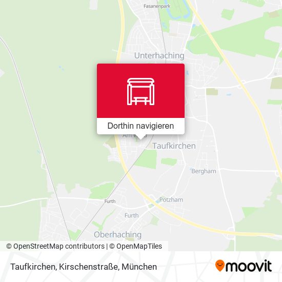 Taufkirchen, Kirschenstraße Karte