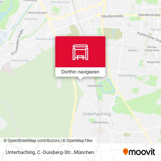 Unterhaching, C.-Duisberg-Str. Karte