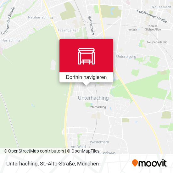 Unterhaching, St.-Alto-Straße Karte