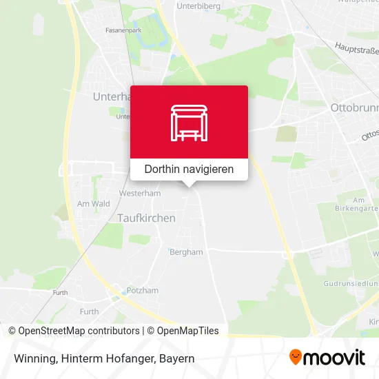 Winning, Hinterm Hofanger Karte