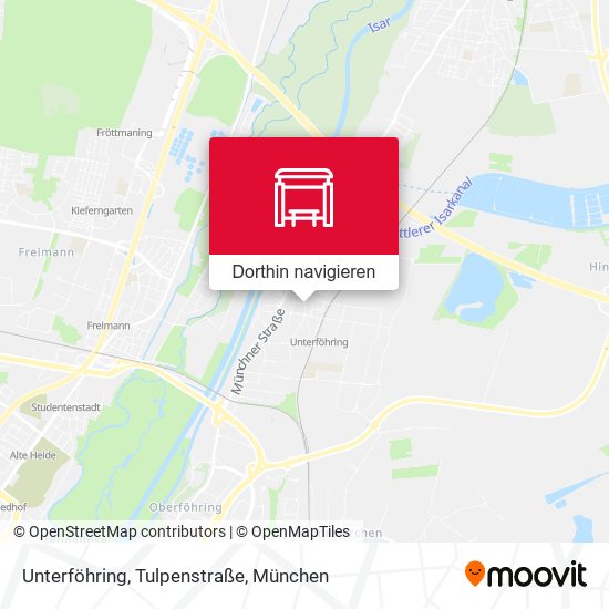 Unterföhring, Tulpenstraße Karte