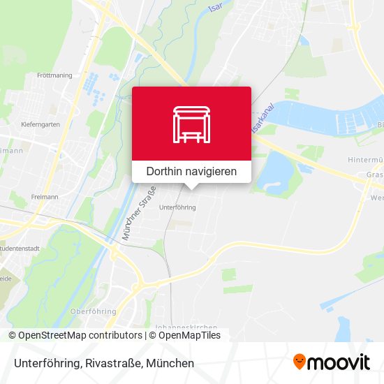 Unterföhring, Rivastraße Karte