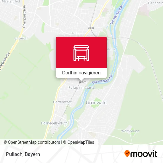 Pullach Karte