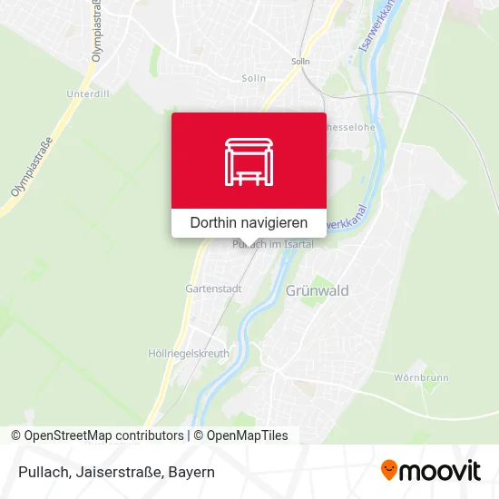 Pullach, Jaiserstraße Karte