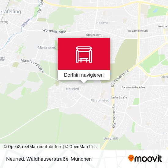 Neuried, Waldhauserstraße Karte