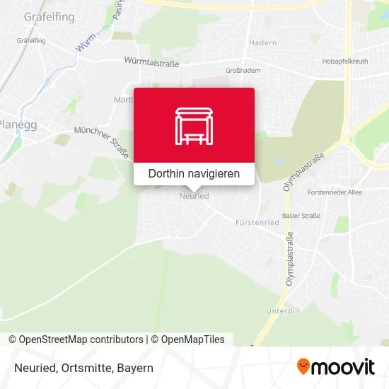 Neuried, Ortsmitte Karte