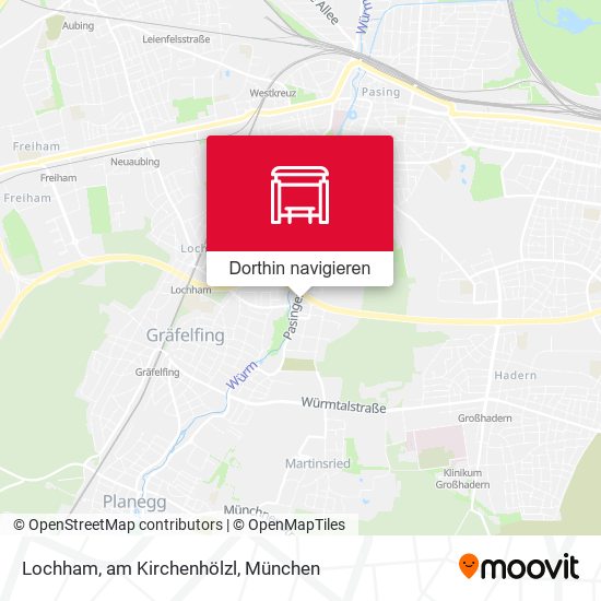 Lochham, am Kirchenhölzl Karte