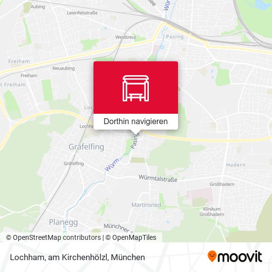 Lochham, am Kirchenhölzl Karte