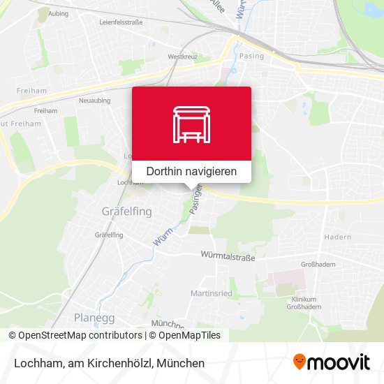 Lochham, am Kirchenhölzl Karte
