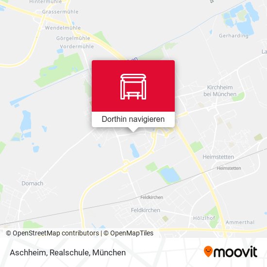 Aschheim, Realschule Karte