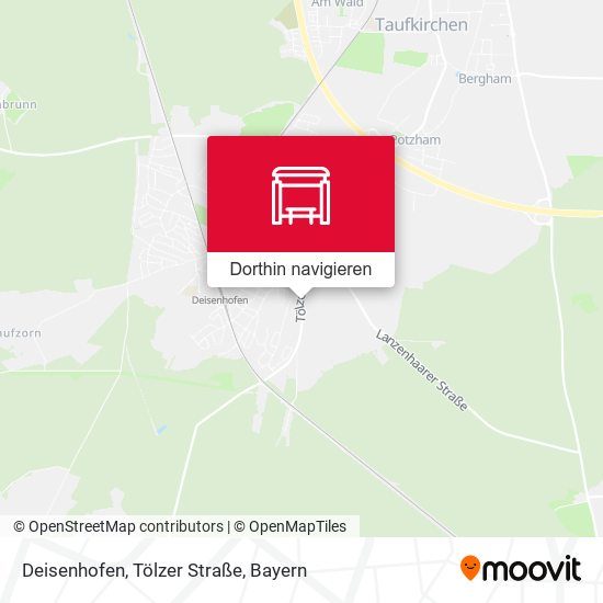 Deisenhofen, Tölzer Straße Karte
