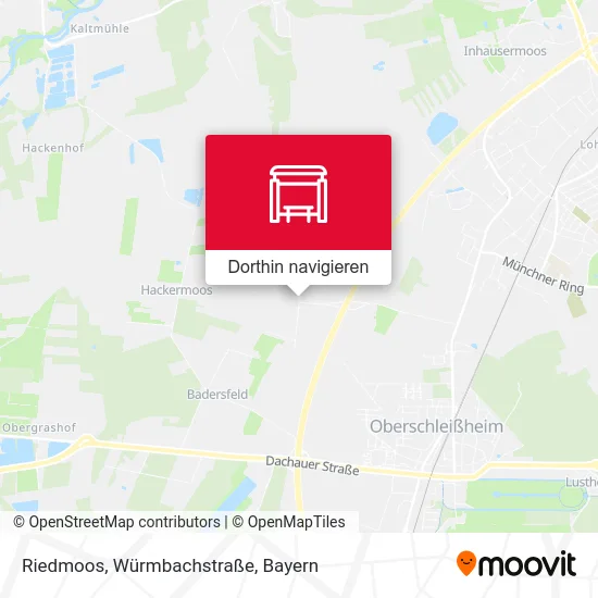 Riedmoos, Würmbachstraße Karte