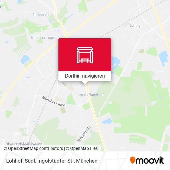 Lohhof, Südl. Ingolstädter Str Karte