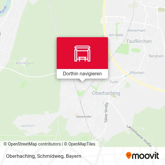 Oberhaching, Schmidweg Karte