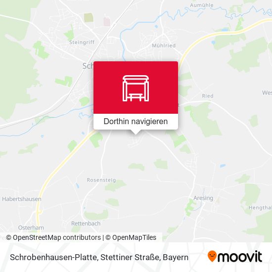 Schrobenhausen-Platte, Stettiner Straße Karte