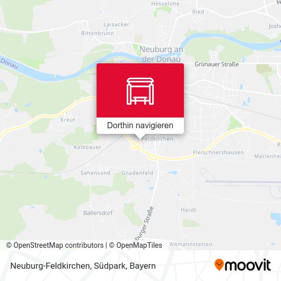 Neuburg-Feldkirchen, Südpark Karte