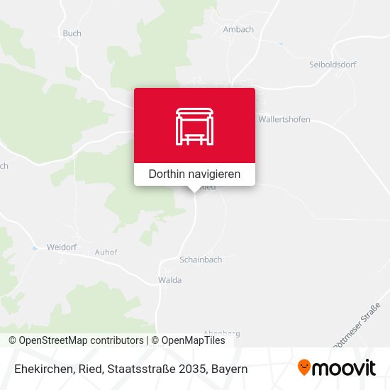 Ehekirchen, Ried, Staatsstraße 2035 Karte