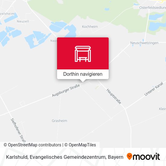 Karlshuld, Evangelisches Gemeindezentrum Karte