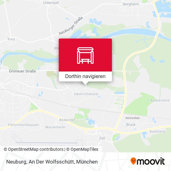 Neuburg, An Der Wolfsschütt Karte