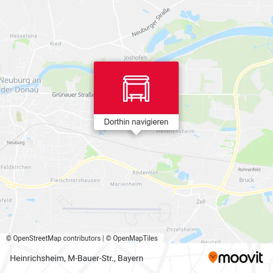 Heinrichsheim, M-Bauer-Str. Karte