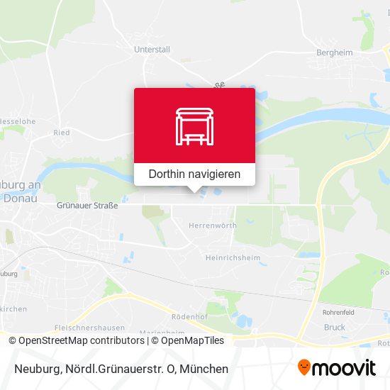 Neuburg, Nördl.Grünauerstr. O Karte
