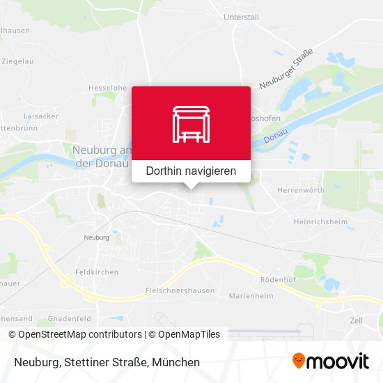 Neuburg, Stettiner Straße Karte