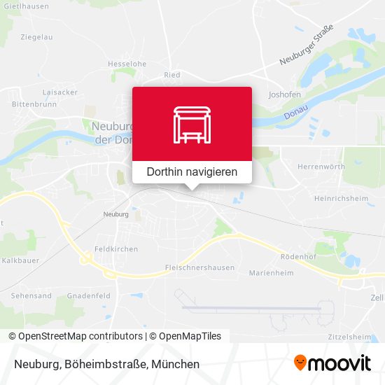 Neuburg, Böheimbstraße Karte