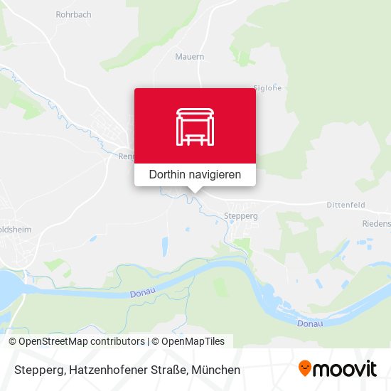 Stepperg, Hatzenhofener Straße Karte