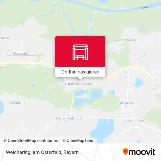Weichering, am Osterfeld Karte