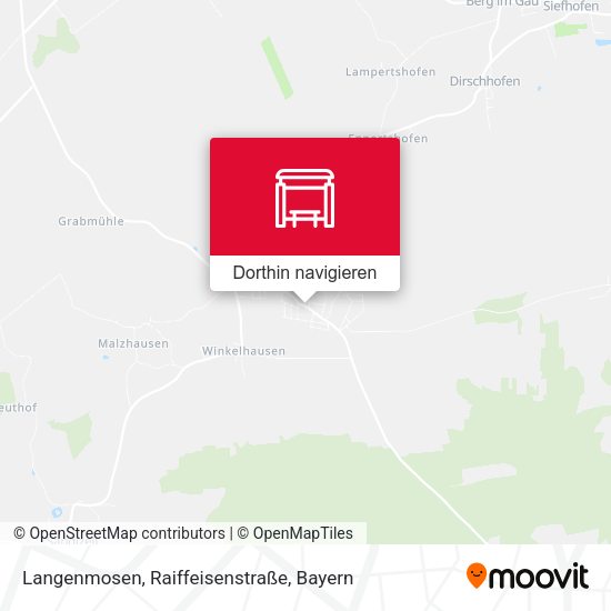 Langenmosen, Raiffeisenstraße Karte