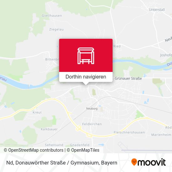 Nd, Donauwörther Straße / Gymnasium Karte