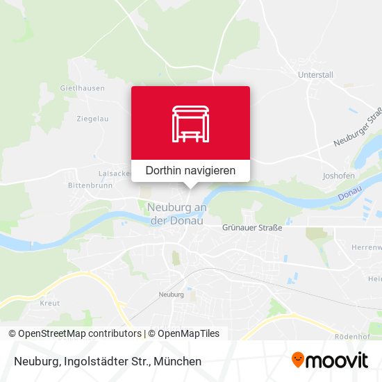 Neuburg, Ingolstädter Str. Karte