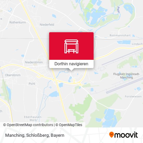 Manching, Schloßberg Karte