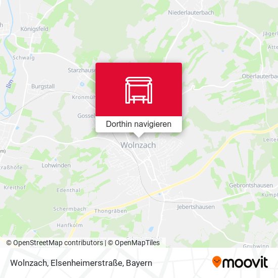 Wolnzach, Elsenheimerstraße Karte