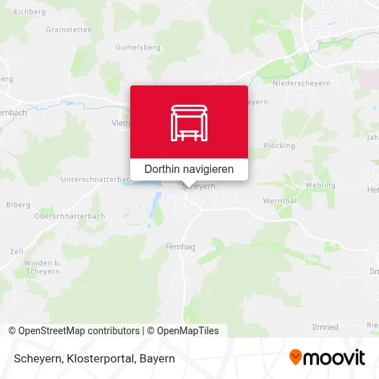 Scheyern, Klosterportal Karte