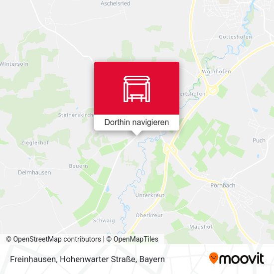 Freinhausen, Hohenwarter Straße Karte